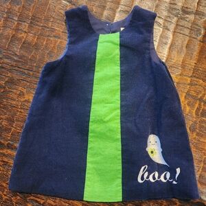 The Beaufort Bonnet Company Navy and Green Ghost Dress